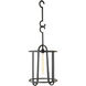 New Traditional 1 Light Gun Metal Pendant Ceiling Light